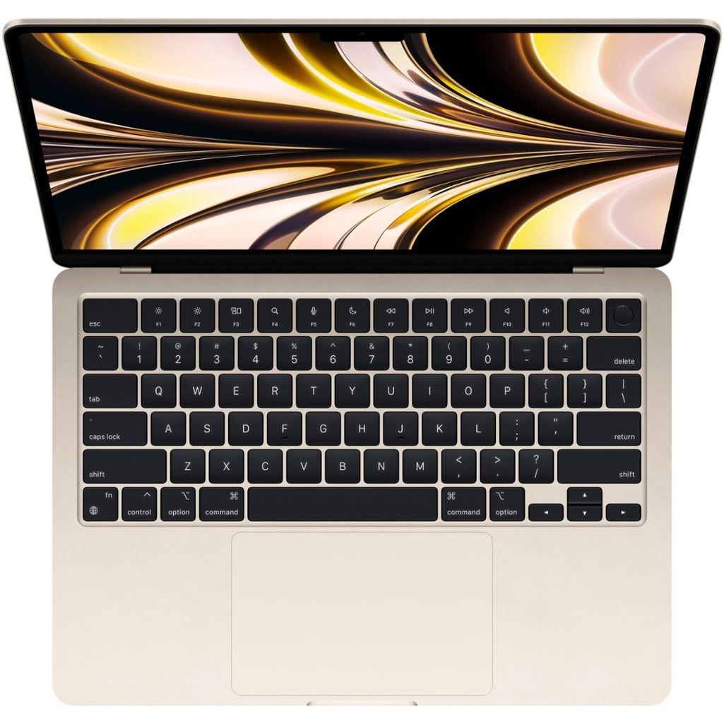 MacBook Air 13.6-inch Laptop M2 - 8GB Unified RAM 512GB SSD - Starlight (2022)
