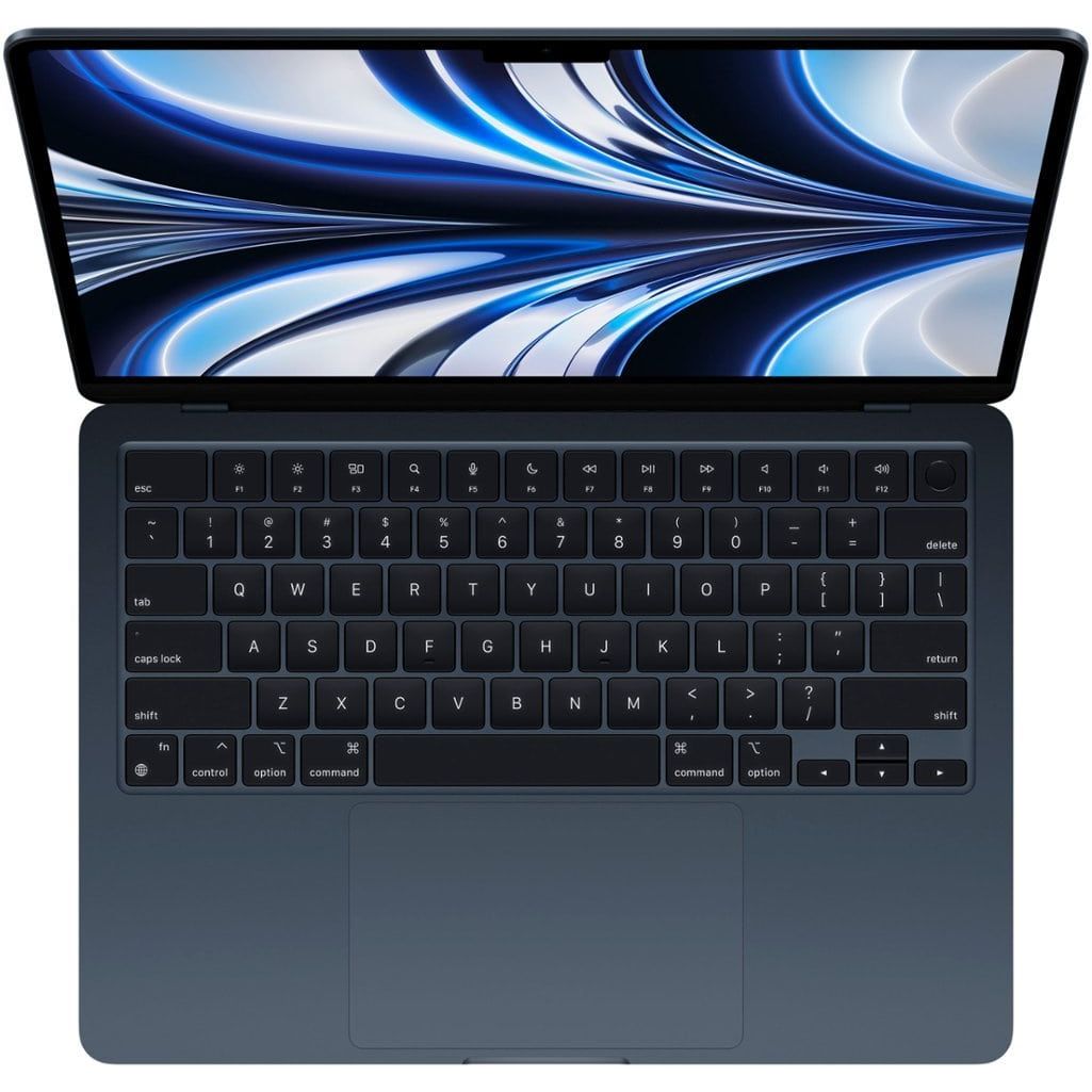 MacBook Air 13.6-inch Laptop M2 Processor 8GB RAM 256GB SSD - Midnight (2022)