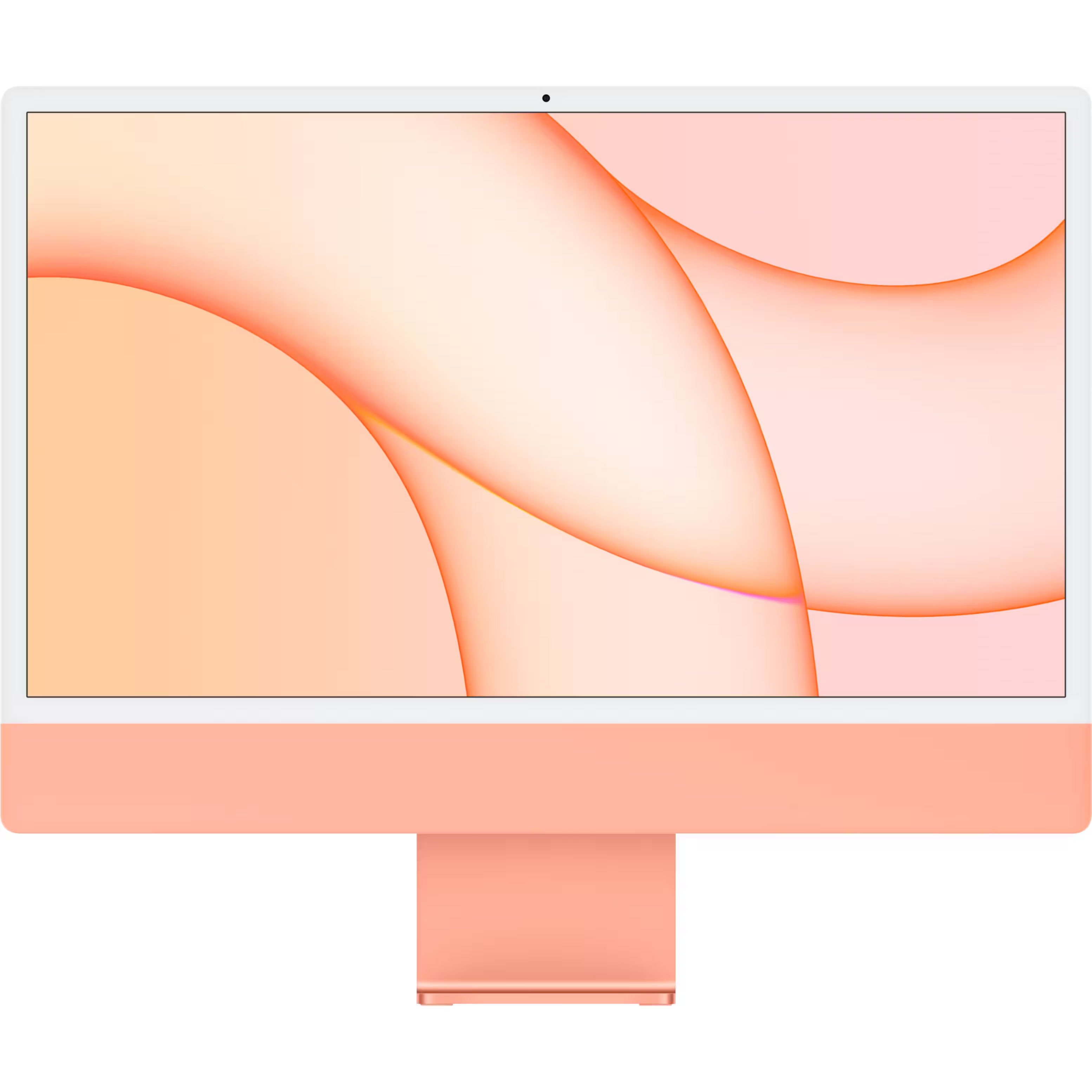 Apple iMac 24-inch 5K Desktop M1 Chip (8-Core CPU/8-Core GPU) 8GB RAM 256GB SSD - Orange