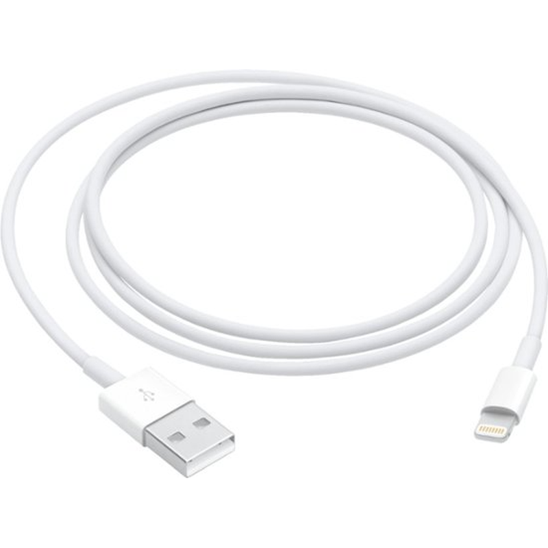 Apple Lightning to USB Charger Sync Cable for iPhone & iPad 1 Meter (3ft) - A1480 (MD818ZM/A)-The Refurbished Apple Store