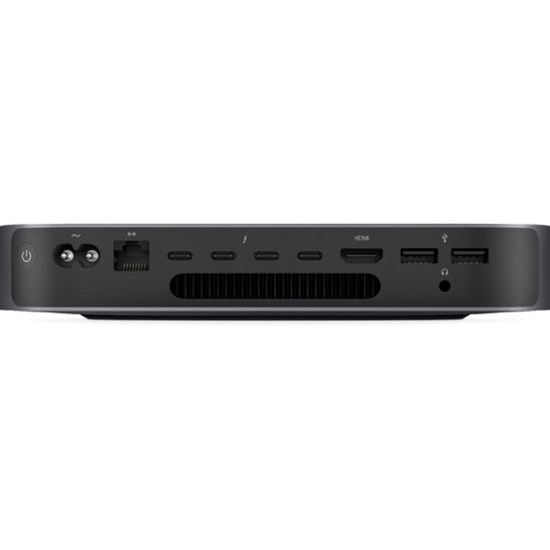 Apple Mac Mini Desktop Computer - 3.6GHz Quad-Core i3 - 8GB RAM - 128GB SSD - (2018) - Space Gray-The Refurbished Apple Store