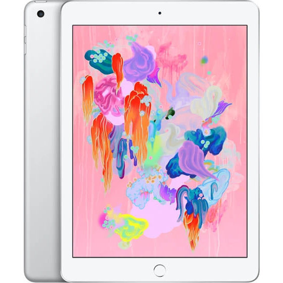 Apple iPad 6th Generation - 128GB - Wi-Fi - Silver-The Refurbished Apple Store