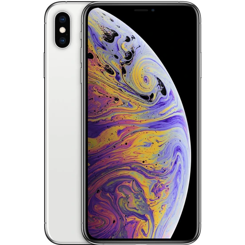 Apple iPhone XS Max - 64GB - GSM/CDMA Unlocked - Silver-The Refurbished Apple Store
