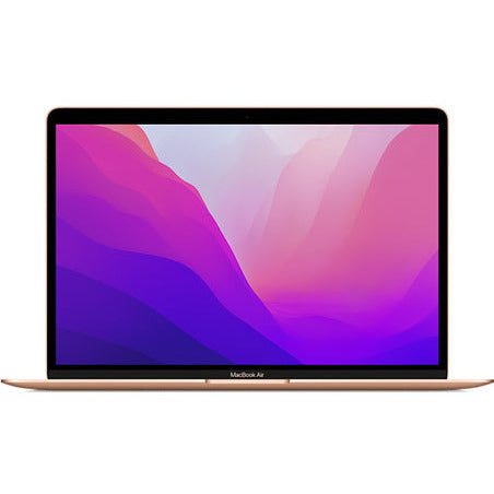 Apple MacBook Air 13.3-inch Laptop Apple M1 8 Core and 7 Core GPU-8GB RAM 256GB SSD  (Gold)