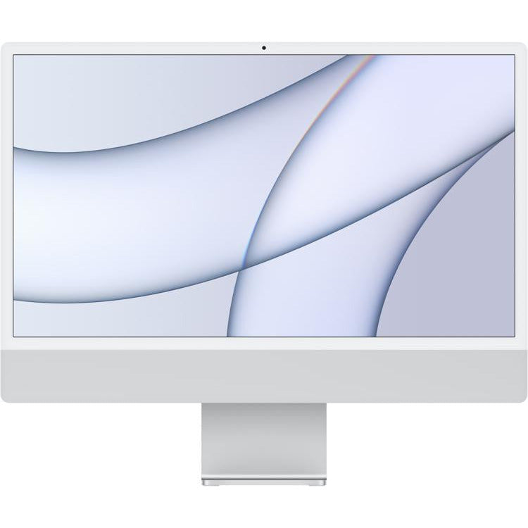 Apple iMac 24-inch 5K Desktop M1 Chip (8-Core CPU/7-Core GPU) 8GB RAM 256GB SSD - Silver