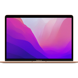 Apple MacBook Air 13.3-inch Laptop Apple M1 8 Core and 8 Core GPU 8GB RAM 1TB SSD (Gold)